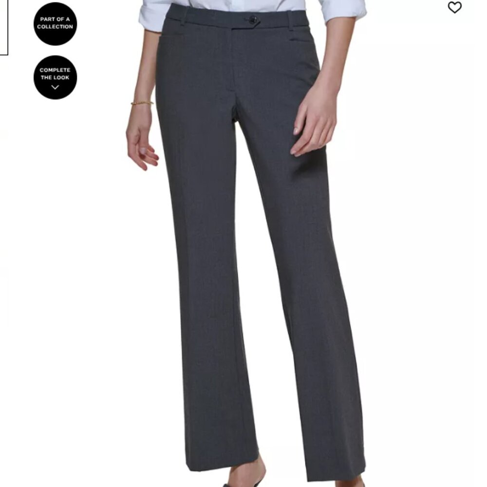 Calvin Klein Women's Modern Fit Dress Pants Black EUC